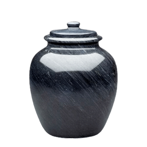 Legacy Black Medium Marble Urn