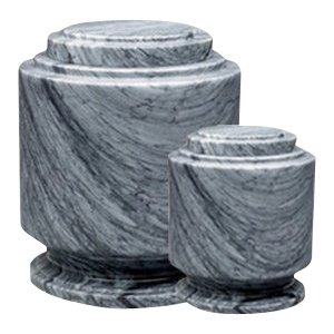 Estate Grey Marble Cremation Urns