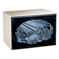 Remembrance Black Marble Cremation Urn