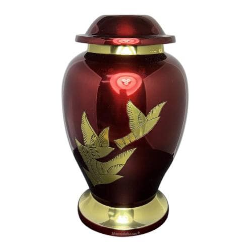 Crimson Flight Cremation Urn