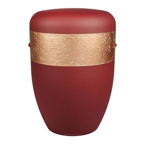 Crimson Love Biodegradable Cremation Urn
