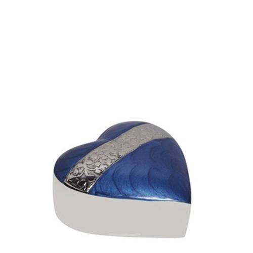 Crystal Waters Pearl Heart Keepsake Urn