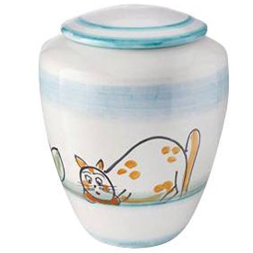 Curioso Ceramic Cat Urns
