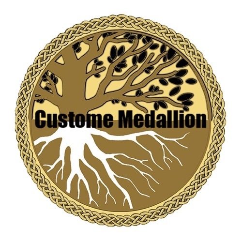 Custom Medium Urn Medallion
