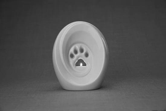 Custom Paw Print Ceramic Urn