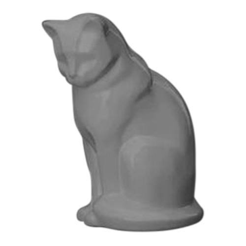 Custom Upright Mini Ceramic Cat Urn