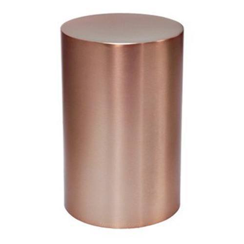 Cylinder Rose Cremation Metal Urn