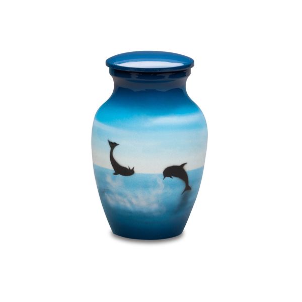 Dancing Dolphins Keepsake Urn