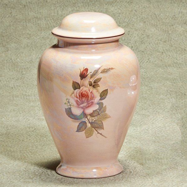 Darlene Pink Ceramic Cremation Urn