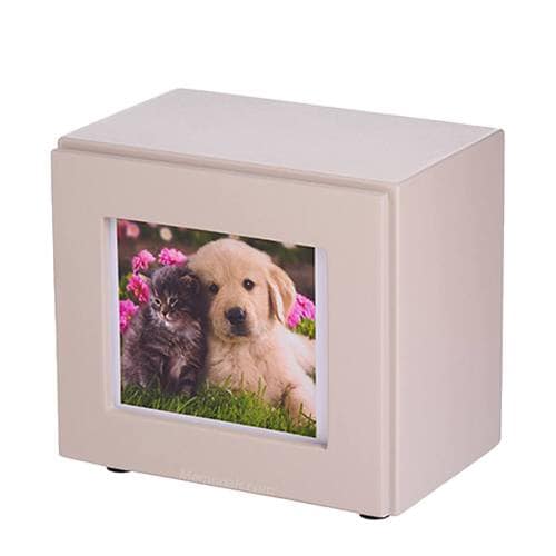 Dawn Small Photo Pet Urn