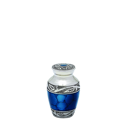 Deep Ocean Blue Keepsake Discount Urn