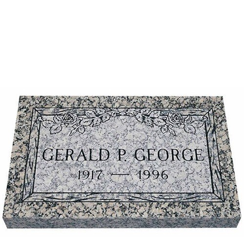 Demure Granite Grave Marker 26 x 14