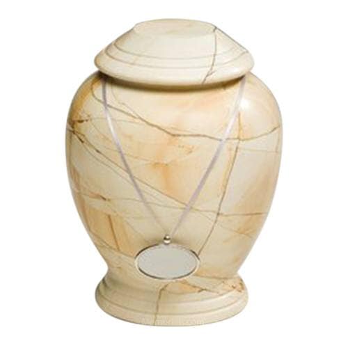 Desert Sand Marble Cremation Urn