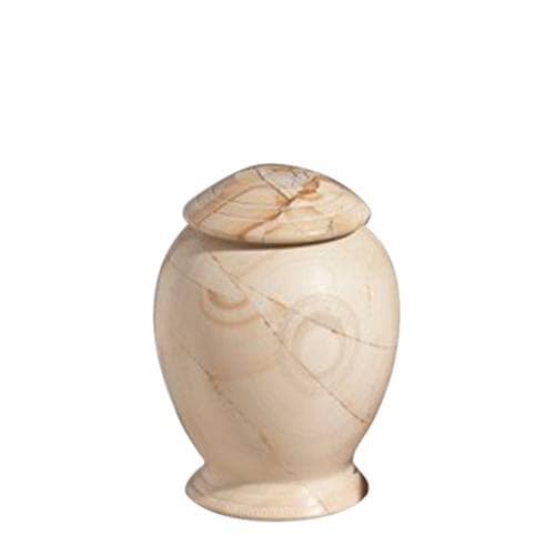 Desert Sand Marble Small Cremation Urn