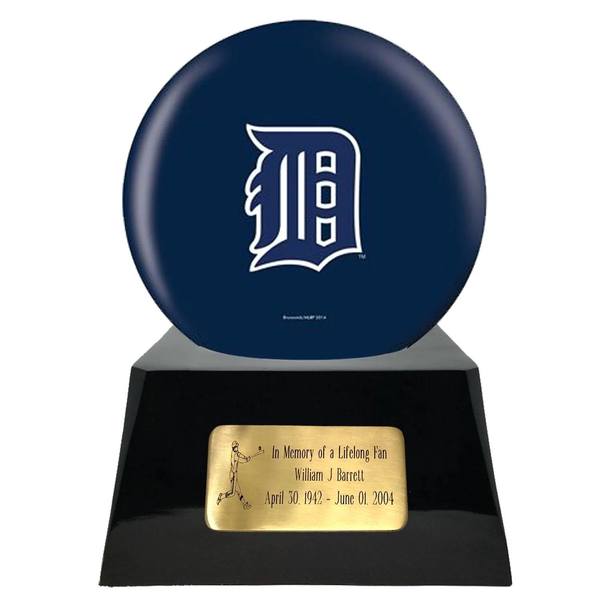 Detroit Tigers Baseball Sphere Cremation Urn