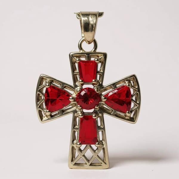 Devotion Cross Cremation Diamond Necklace