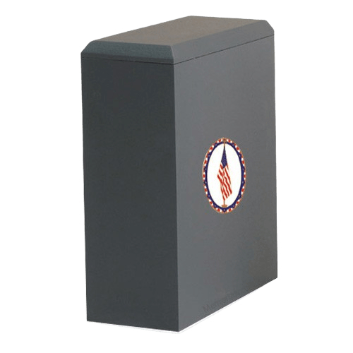 Irish US Flag Cremation Urn