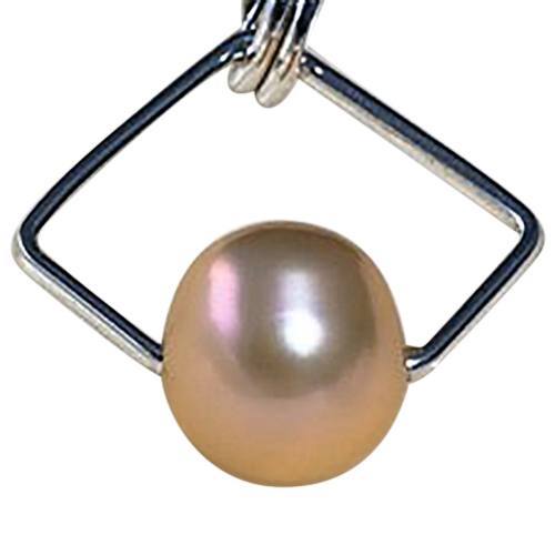Diamond Gold Pearl Cremation Pendant