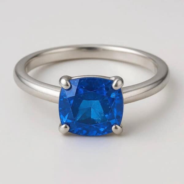 Dignity Delphinium Cremation Diamond Ring