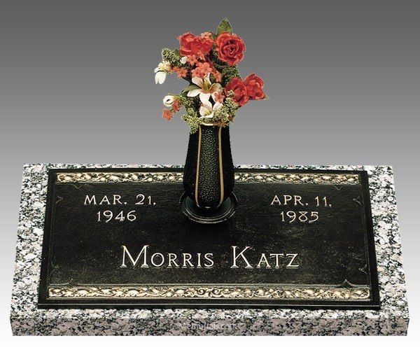 Dignity Bronze Grave Marker 24 x 13