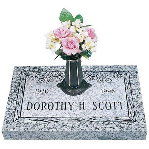 Dogwood Granite Grave Marker 20 x 10