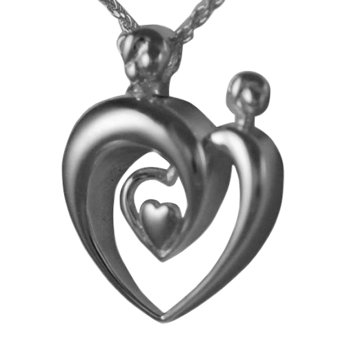 Double Parent Heart Keepsake Pendant III