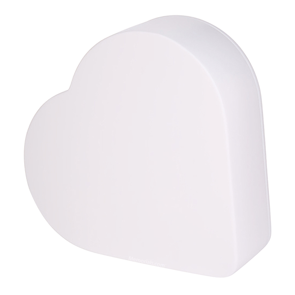 Double Heart Wooden Cremation Urn