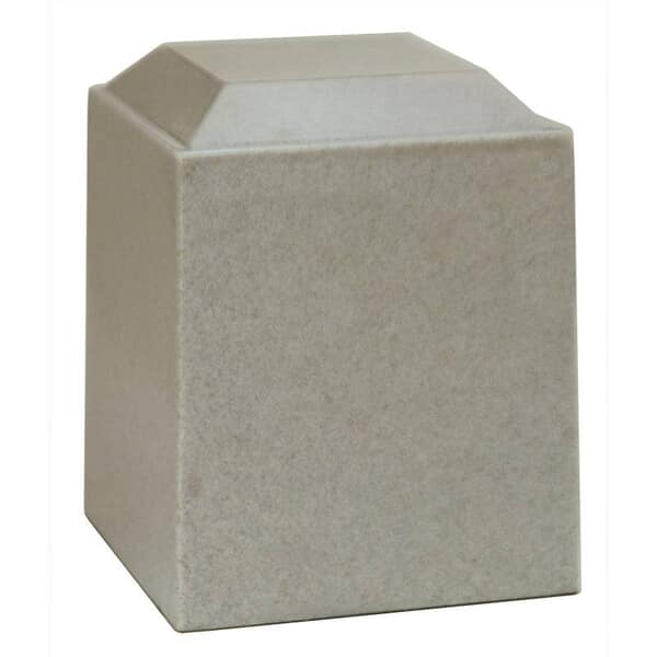 Dove Gray Cultured Memorial Urn