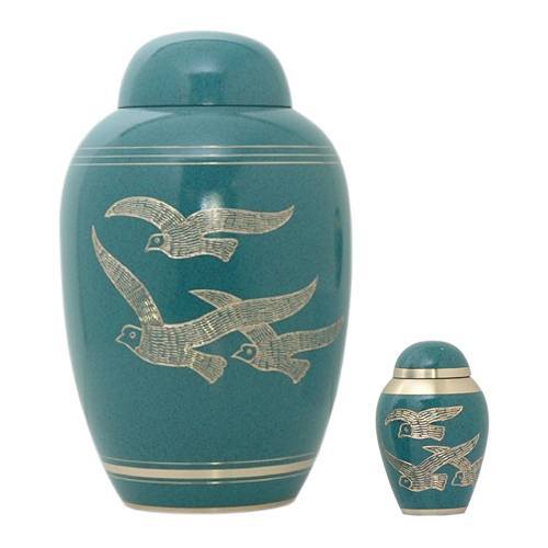 Doves Green Cremation Urns