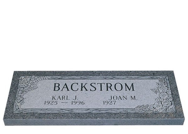 Dreaming Companion Granite Headstone 40 x 14