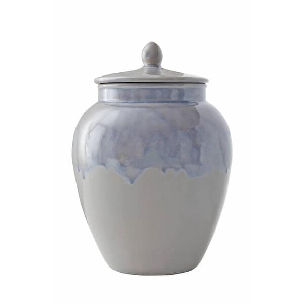 Dripping Winter Ceramic Cremation Urn
