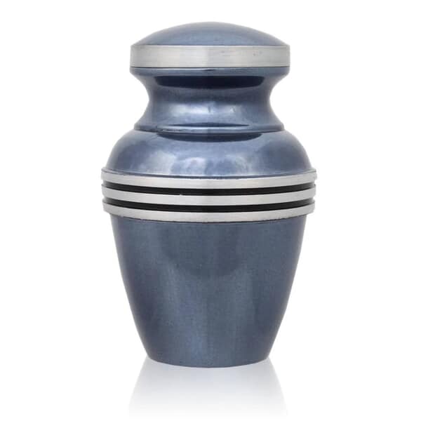 Dusted Blue Memorial Keepsake Urn