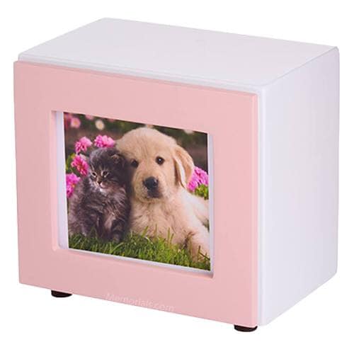 Dusted Pink Large Photo Pet Urn