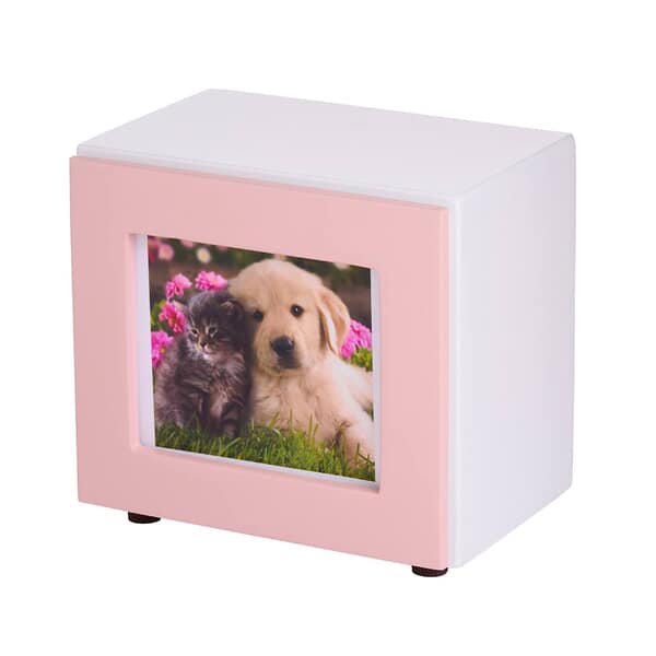 Dusted Pink Small Photo Pet Urn