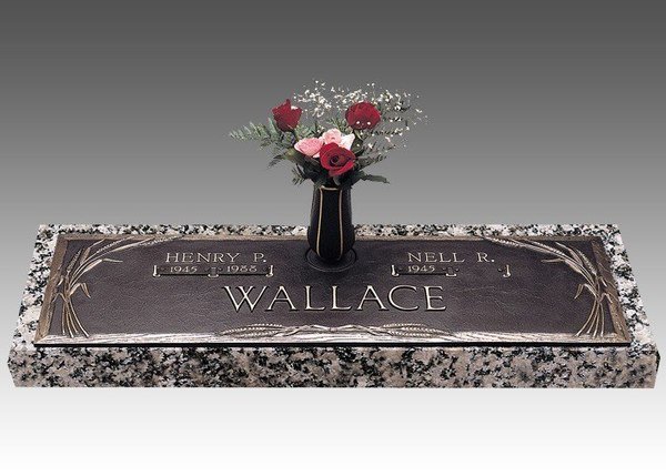 Dynasty Ceres Bronze Headstone 36 x 13