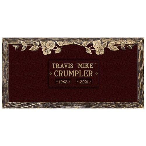 Dynasty Dogwood Cremation Bronze Plaques