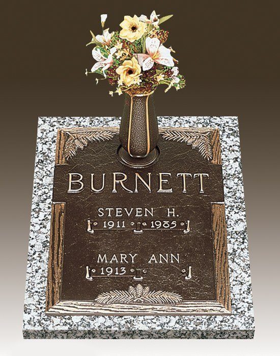 Dynasty Pine Deep Bronze Headstone 16 x 24