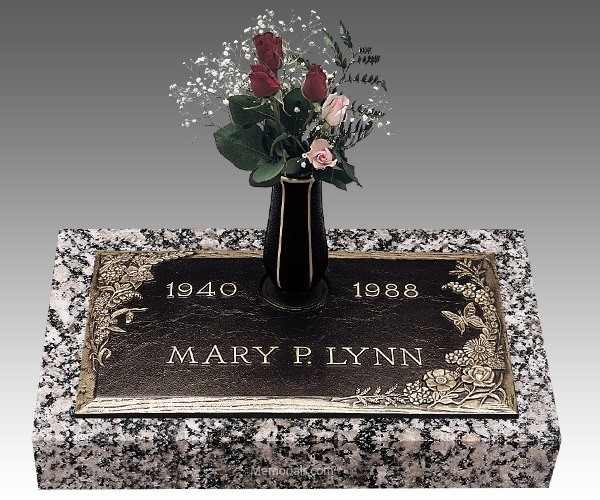 Dynasty Resurrection Bronze Grave Marker 28 x 16