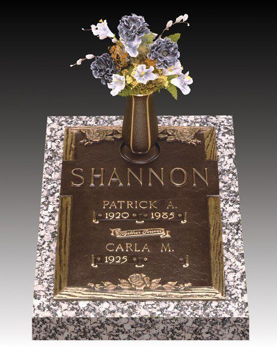 Dynasty Victorian Rose Deep Bronze Headstone 16 x 24 Dynasty Victorian Rose Deep Bronze Headstone 16 x 24