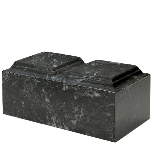 Ebony Marble Companion Cremation Urn