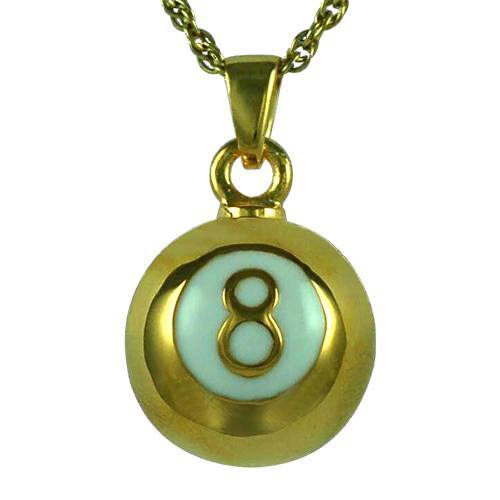 Eight Ball Urn Necklace