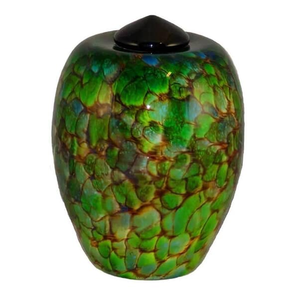 Emerald Forest Companion Glass Urn