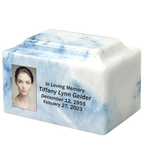 Enchanting Marble Photo Urn