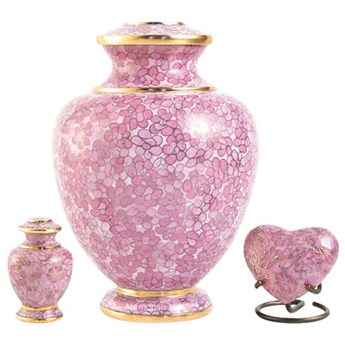 Rose Essence Cloisonne Cremation Urns