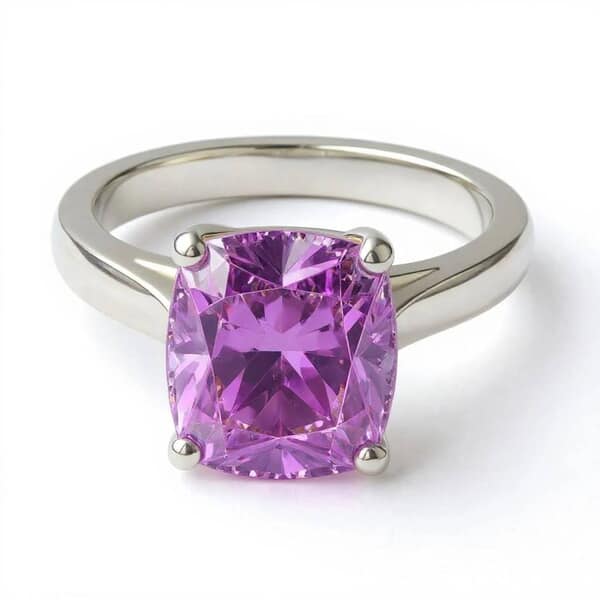 Eternal Amethyst Cremation Diamond Ring