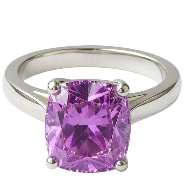 Eternal Amethyst Cremation Crystal Ring