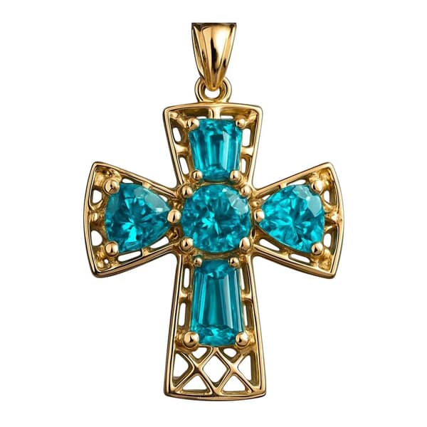 Eternal Cross Cremation Crystal Necklace