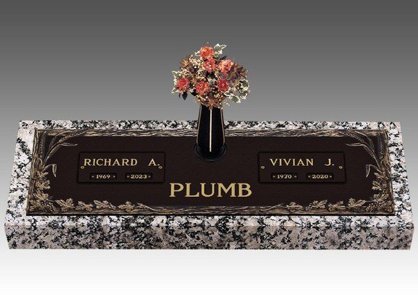 Eternal Pine Companion Cremation Headstone