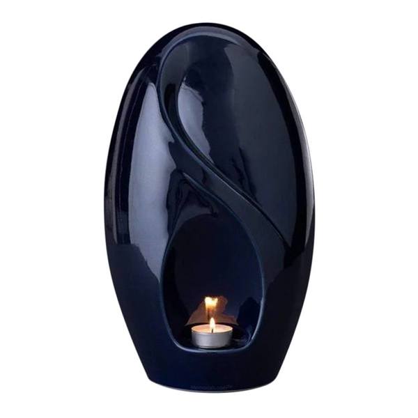 Eternity Cobalt Ceramic Urn