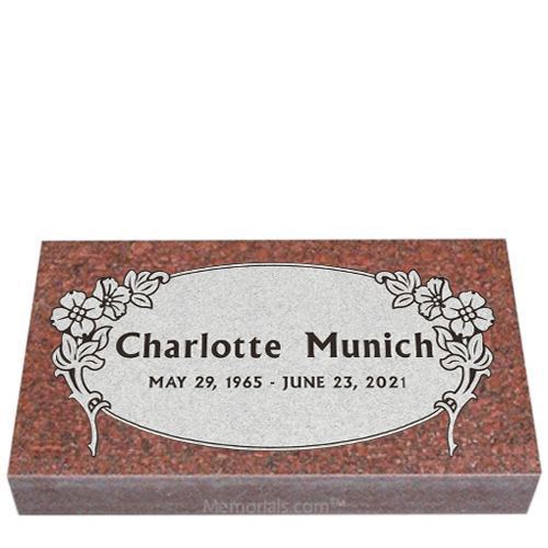 Eternity Granite Grave Marker 24 x 12